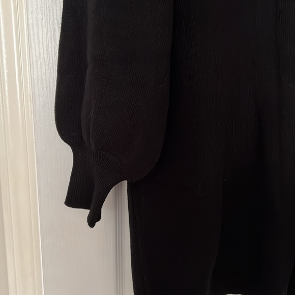 Amazon Zesica Black Sweater Dress Size L - Picture 3 of 8